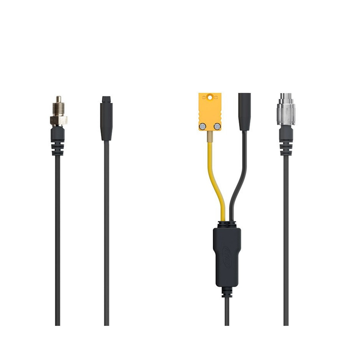 AIM MYCHRON 6 2T GPS LAPTIMER - WATER TEMPERATURE SENSOR - SPLITTER CABLE - RPM SENSOR- USB-C CABLE
