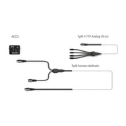 AIM ACC3 KIT - ANALOG CAN CONVERTER + SPLIT 4 ANALOG 719 50 CM + DEDICATED SPLIT HARNESS