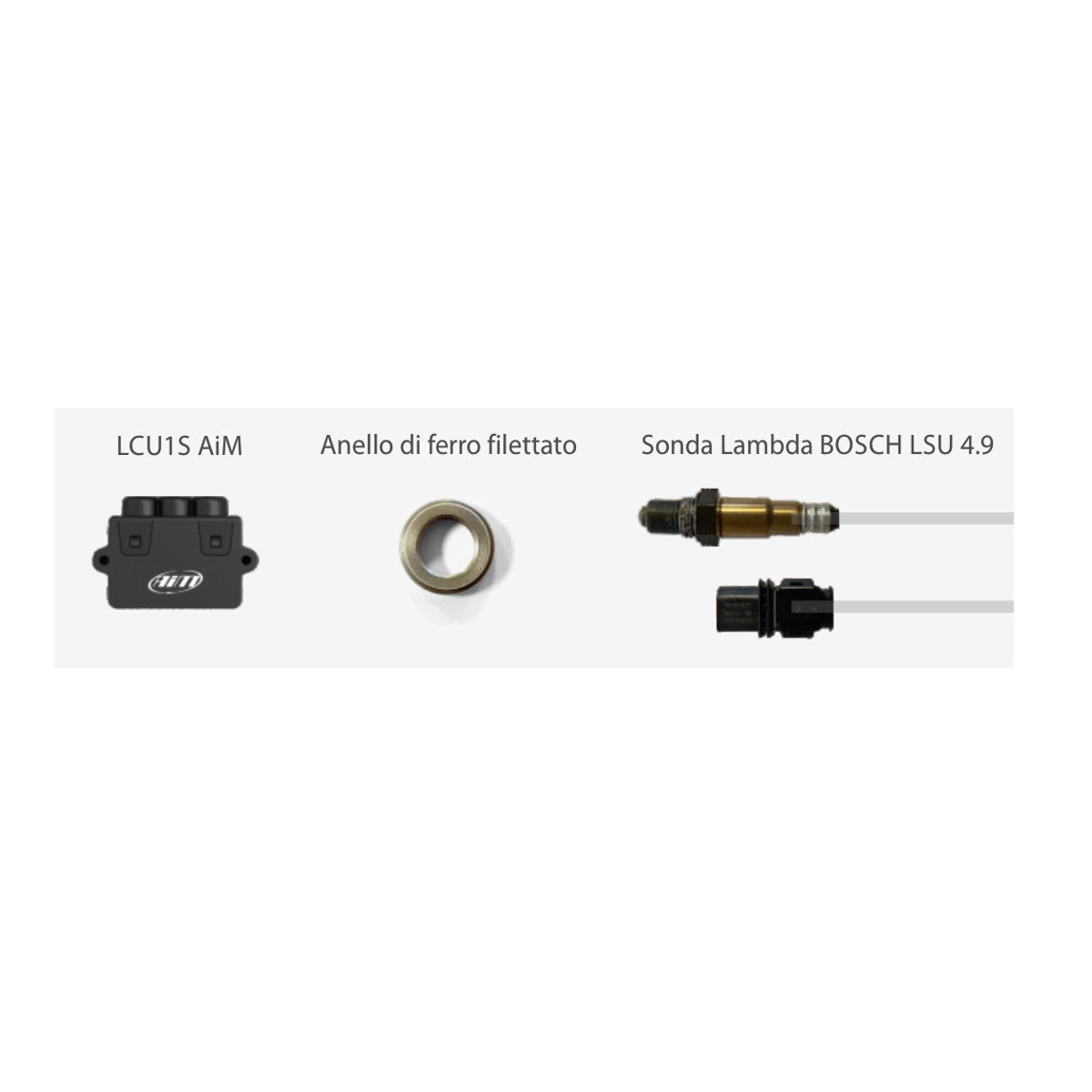 AIM LCU1S EXP - LAMBDA CONTROLLER WITH BOSCH LSU 4.9 PROBE AND THREADED RING