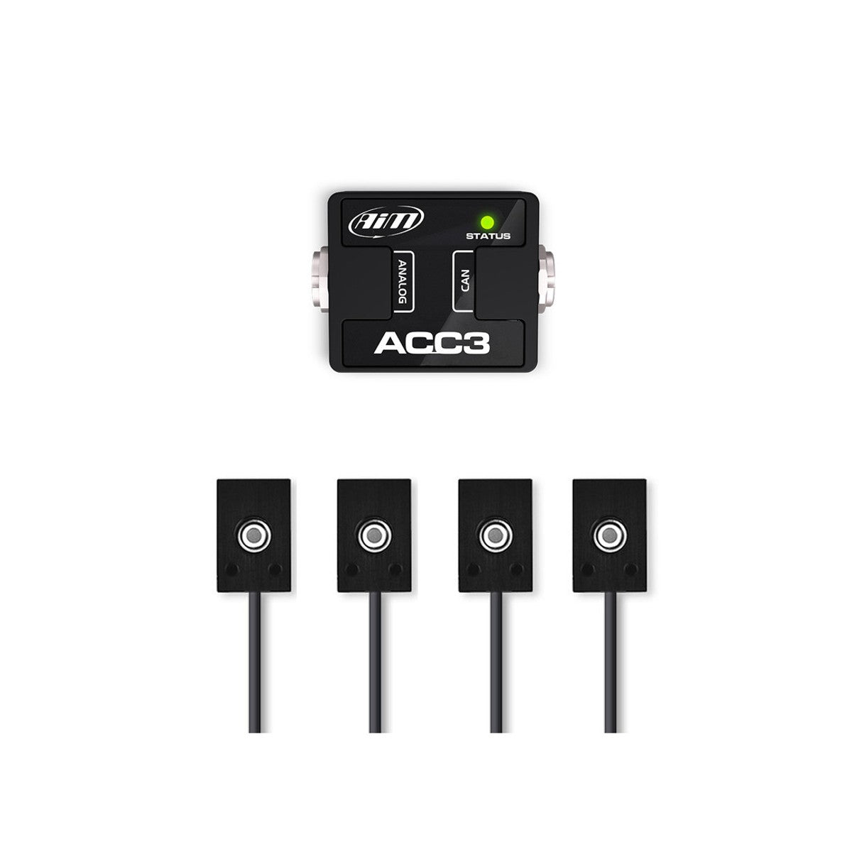AIM TYRE TEMPERATURE SENSOR KIT WITH ACC3 - 4 SENSORS