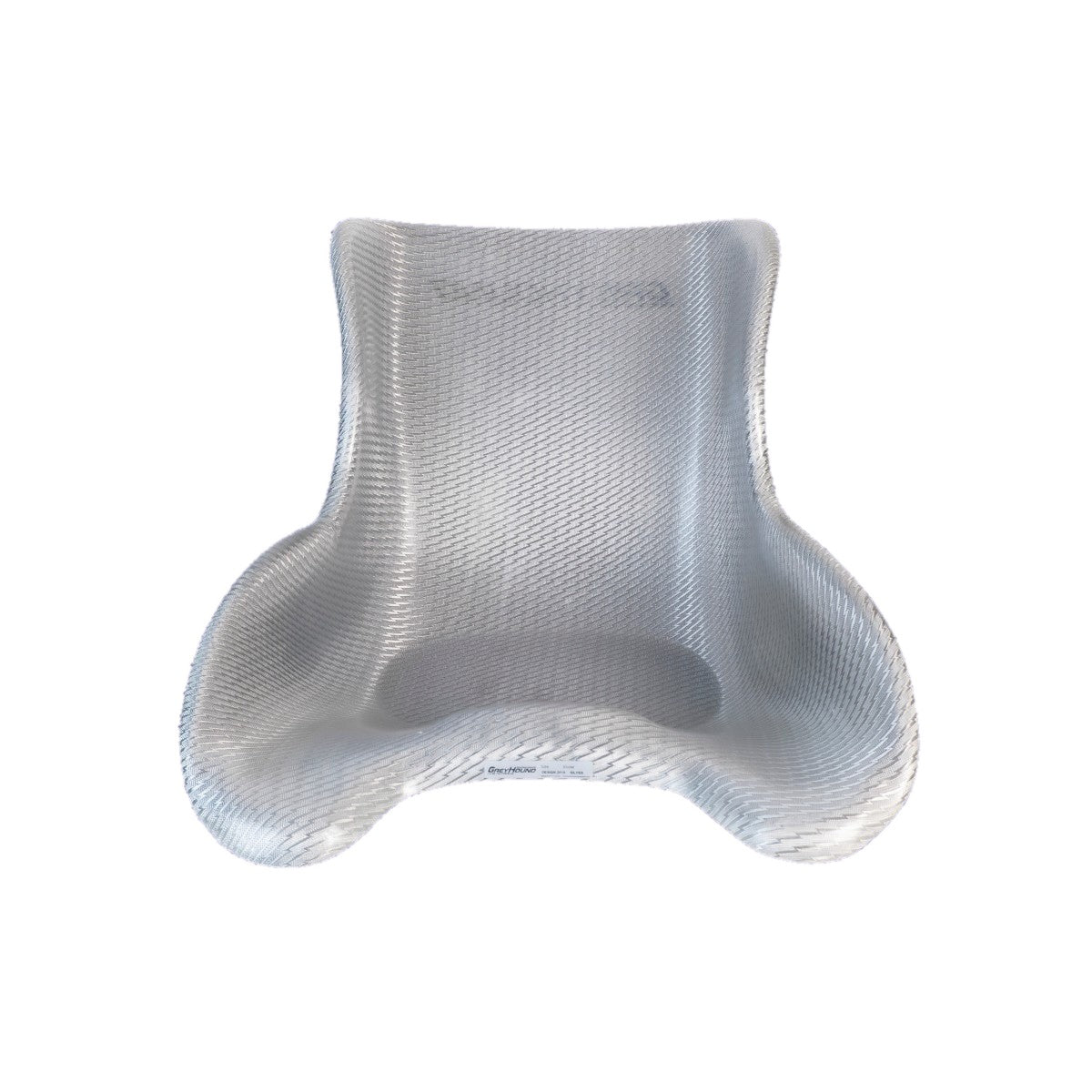 Greyhound Silver Soft Kart Seat – Classic
