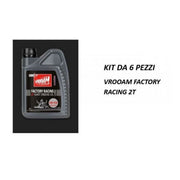 Vrooam Factory Racing 2T Kart Engine Oil 6-Pack (6 × 1 L)