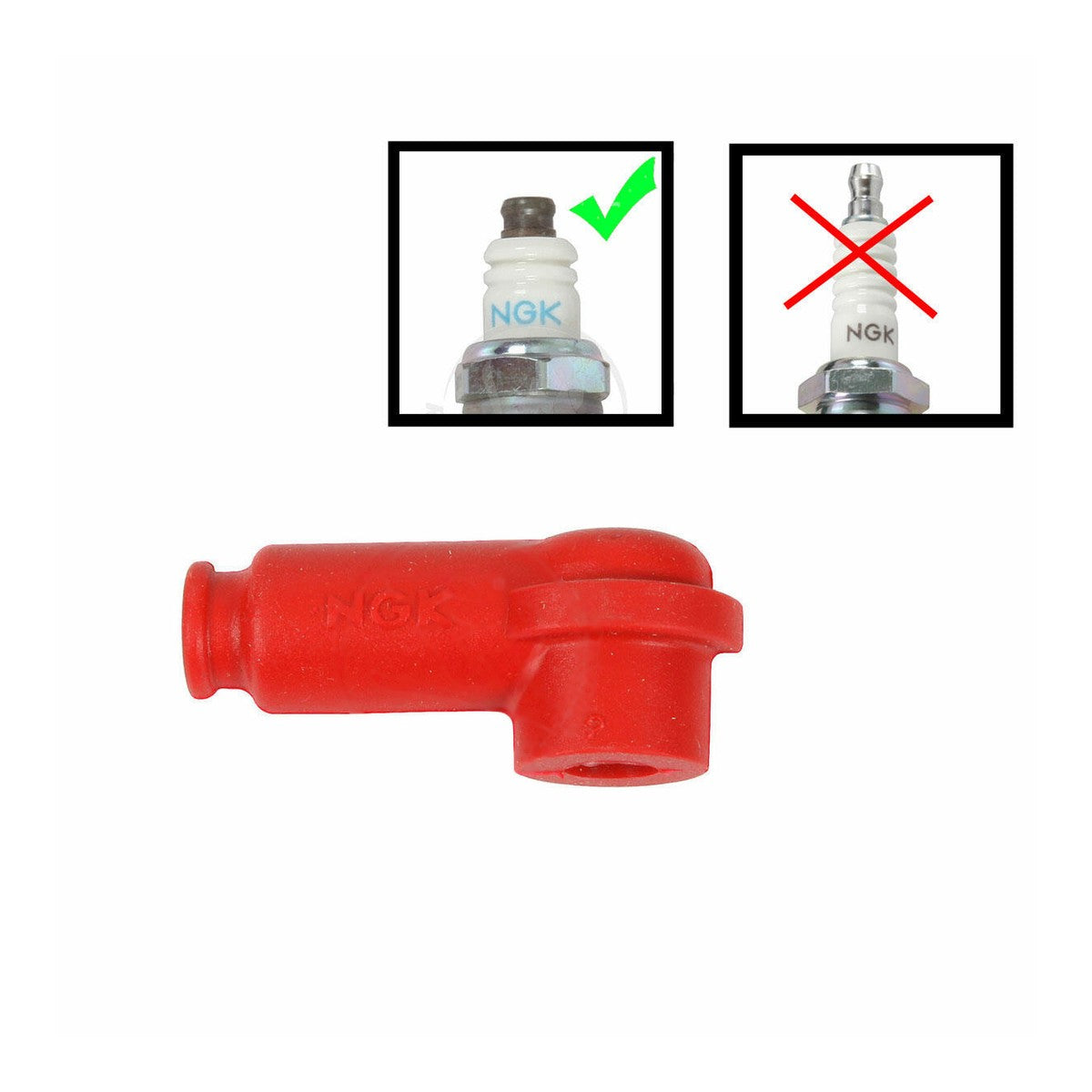 NGK TRS1233A Spark Plug Cap Red