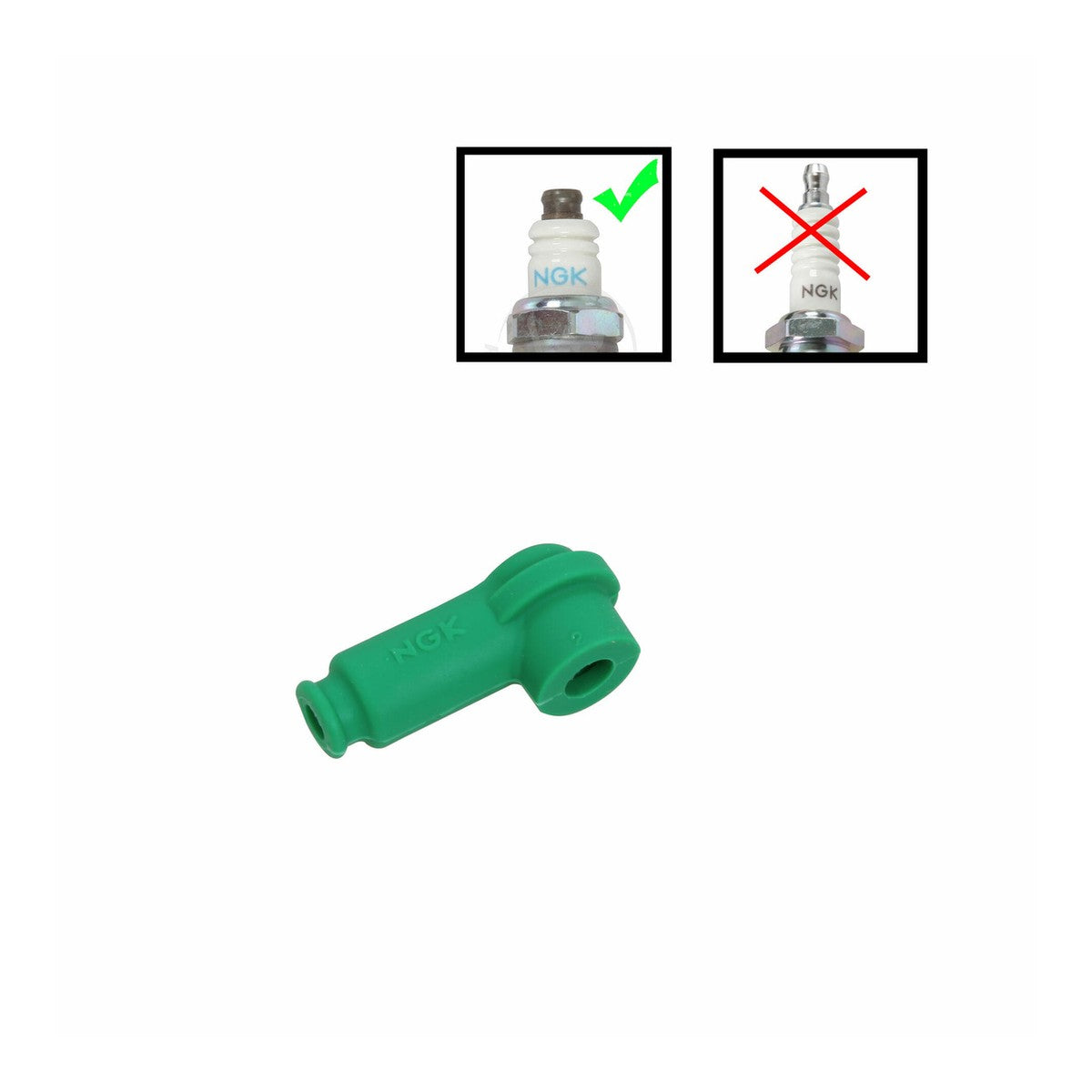 NGK TRS1233C Spark Plug Cap Green