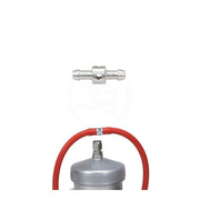 Overflow pipe fitting for float bowl carburettor