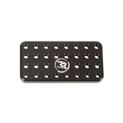 Black Anodised Aluminium Jet Holder - 44 Main Jets / 18 Idle Jets